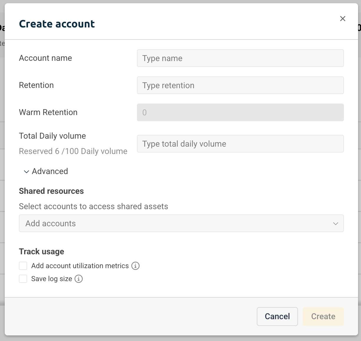 create-log-account