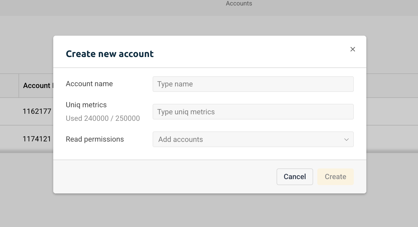 create-metric-account