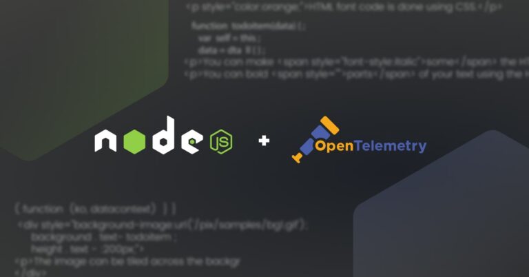 Auto-Instrumenting Node.js Apps with OpenTelemetry